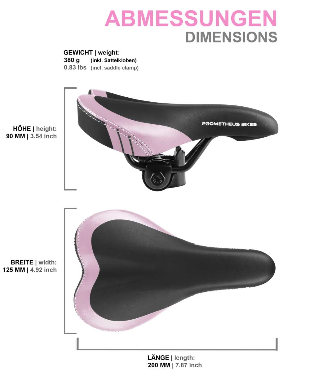 fahrradständer adfc ALEX Fahrradabstellanlage Tabor Lady Zadel Cognac voor Mobilette Color:Rosa Glänzend Giant STANCE E+ 1