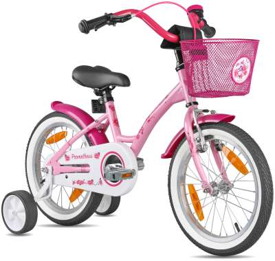 DAOHHFO 14 Zoll Kinderfahrrad Für 3-7 Jahre - Mit Stützrädern