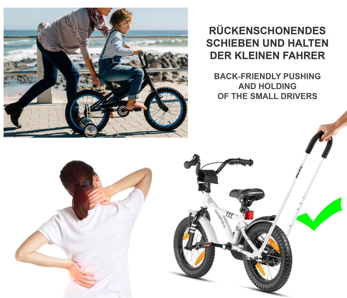tandemstange fr kinderfahrrad Peruzzo Trail Angel Tandemstange Trail Angel Traktion Kinderfahrrad