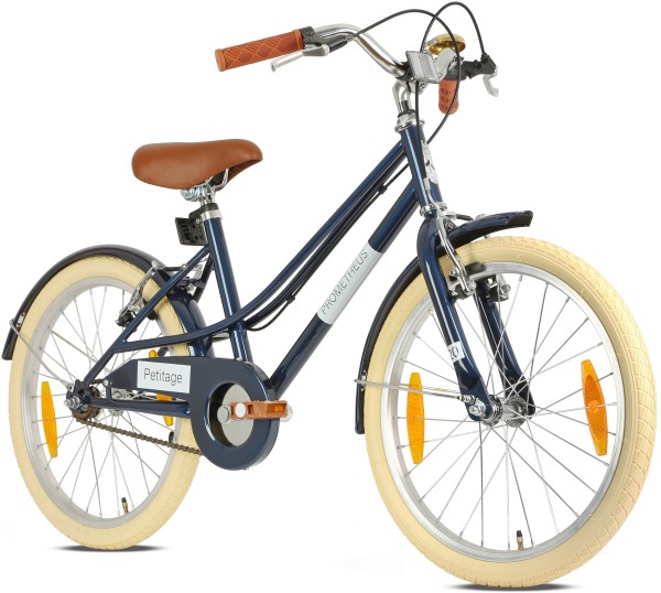 PETITAGE Retro Kinderfahrrad 20 Zoll ab 6-7 Jahre in Blau
