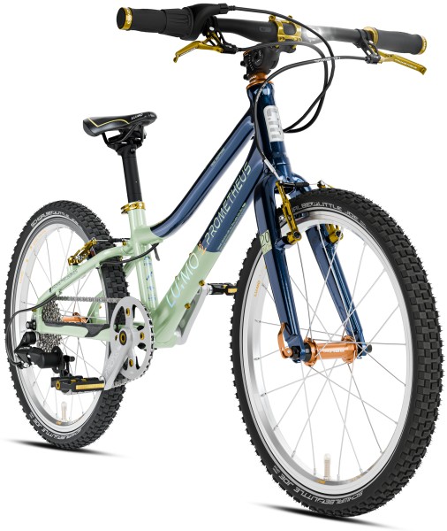 LU:MO Kinderrad 20 Zoll ab 6 Jahre | 7-Gang | TEAL SAPPHIRE | LED-Integration
