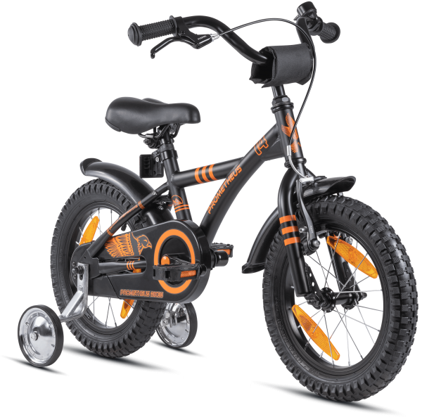 14"Children Kinder Fahrrad  Kinderfahrrad MTB Bike Fahrrad mit Stützräder orange 